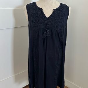Calypso St. Barth navy blue sleeveless dress